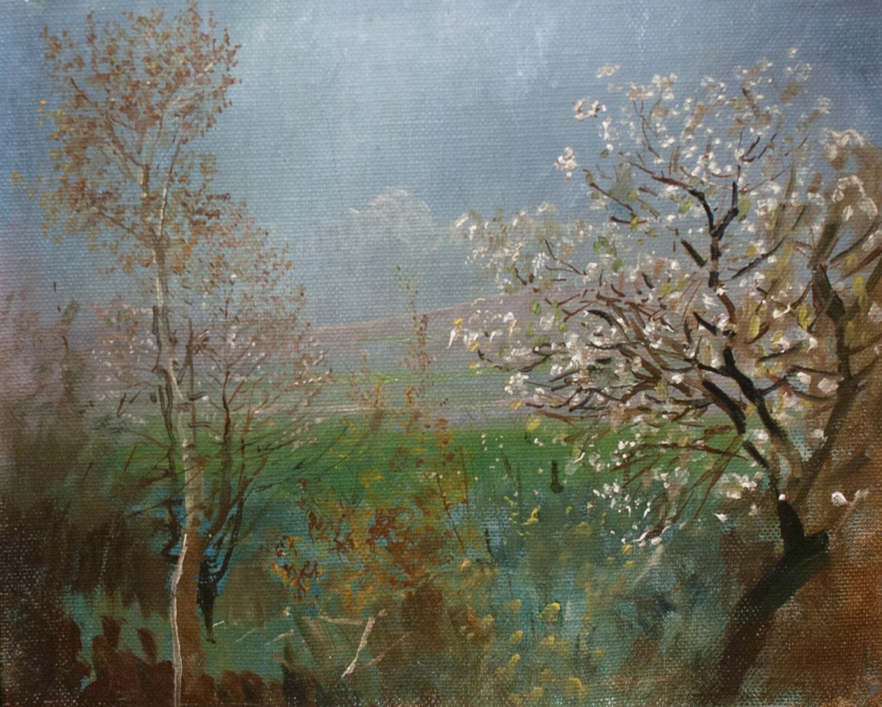Blossoming_treenMagyar: مروحة Viragzo بواسطة Laszlo Mednyanszky