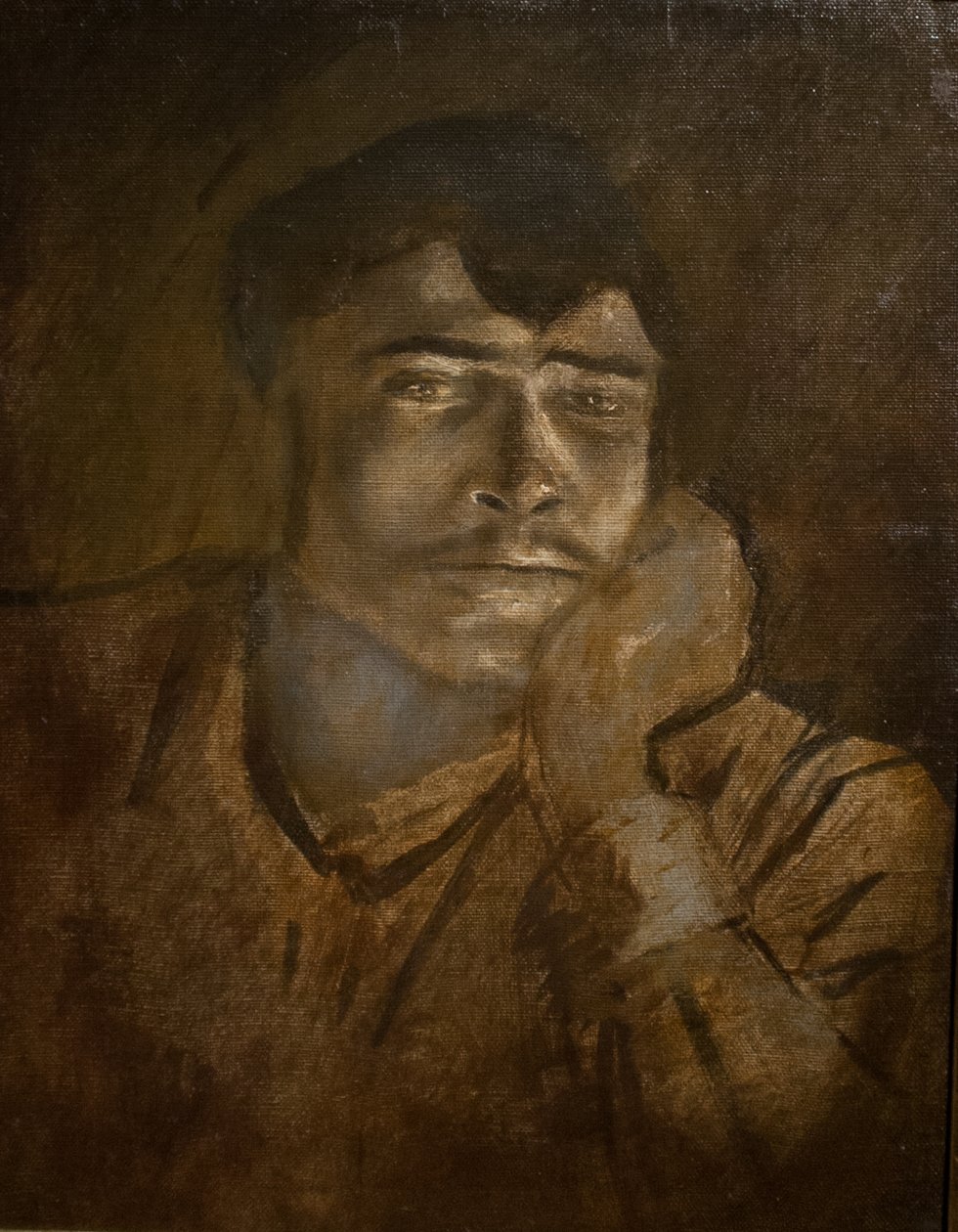 Man_resting_on_his_elbownMagyar: Konyoklo ferfin بواسطة Laszlo Mednyanszky