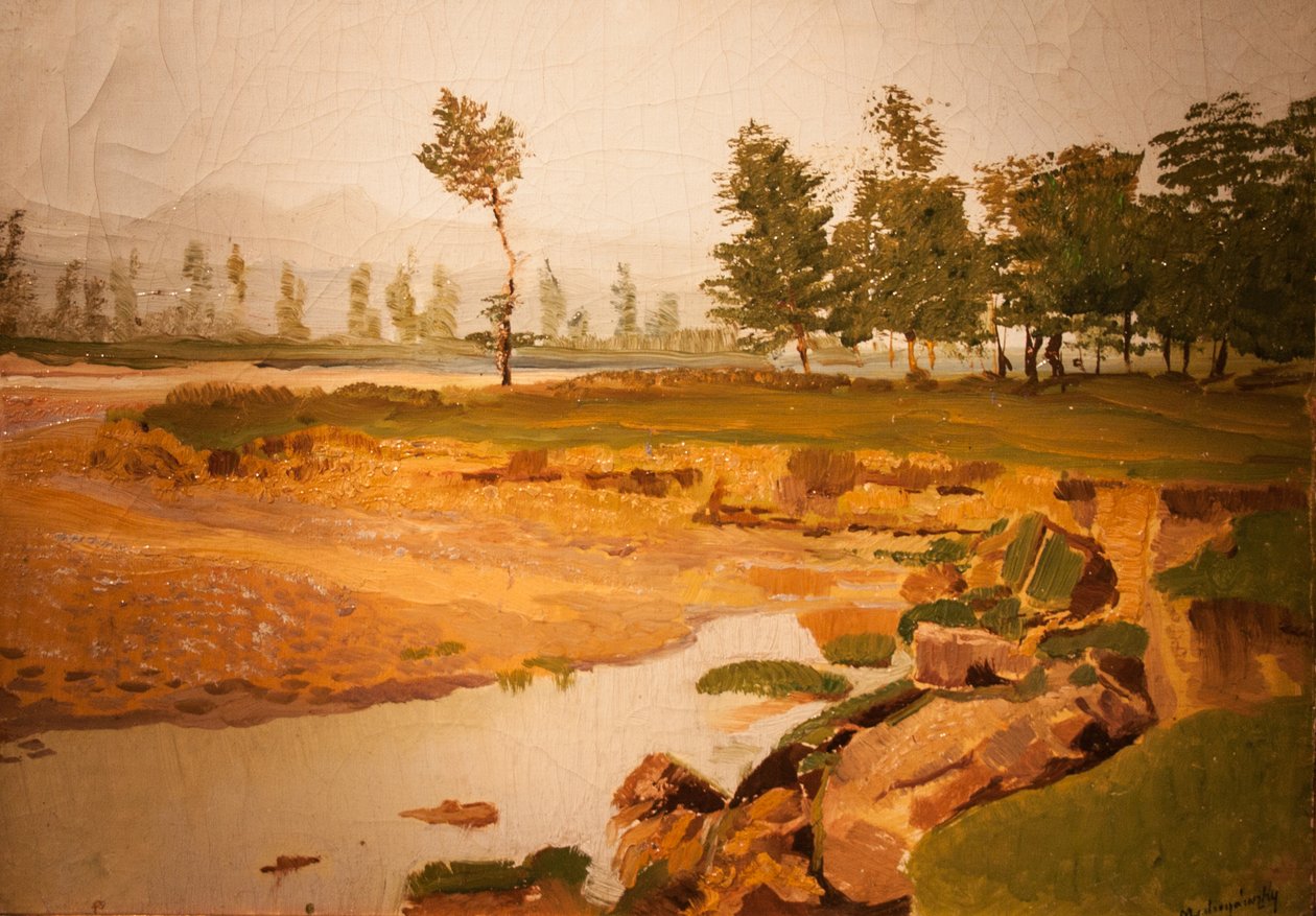 تاج الربيعالعربية: Spring_Landscapen بواسطة Laszlo Mednyanszky