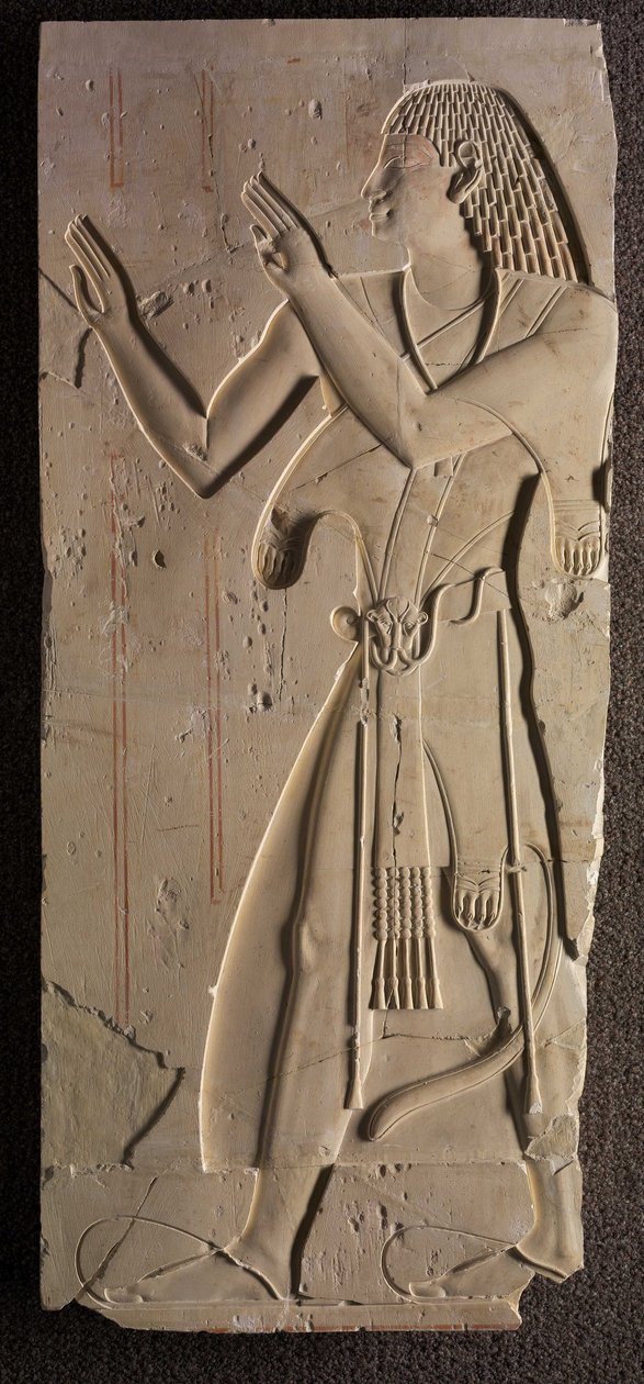Mentuemhat في اللباس الكنسي ، c.667-647 قبل الميلاد بواسطة العصر المتأخر المصري