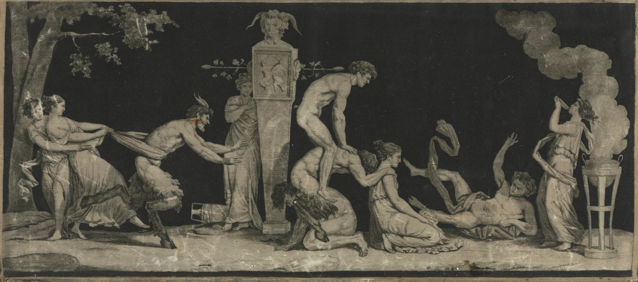 باتشانال ، لعبة قفزة الضفدع ، ج. 1785. بواسطة لوران جويوت