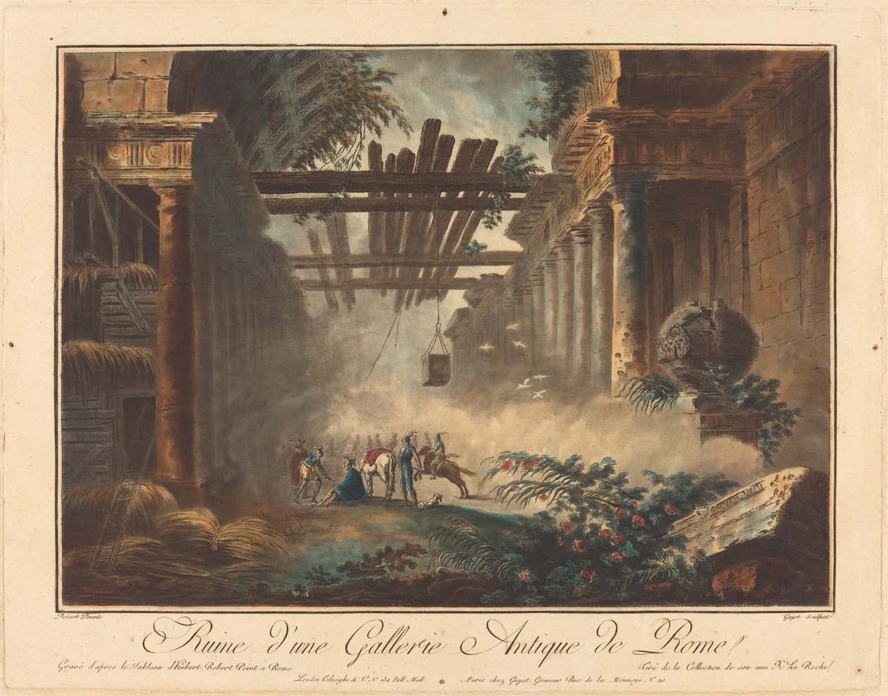 خراب معرض قديم في روما بواسطة Laurent Guyot بعد Hubert Robert