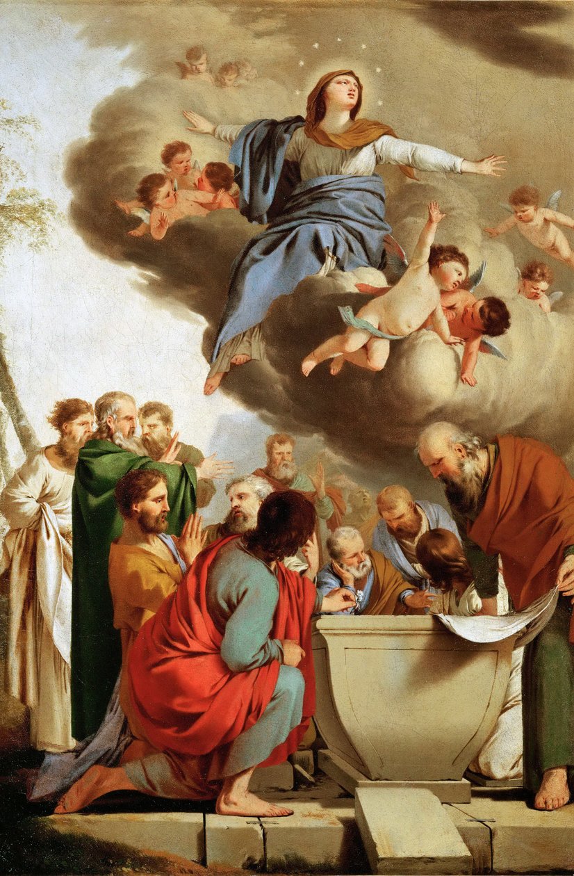 الباروك: L'Assomption de la Blessed Vierge Marie - The Assumption of the Blessed Mary Mary by La Hyre، Laurent، de (1606-1656) ، منتصف القرن السابع عشر .. زيت على قماش ، 78x53. متحف تاريخ الفن ، فيينا بواسطة لوران دي لا هير