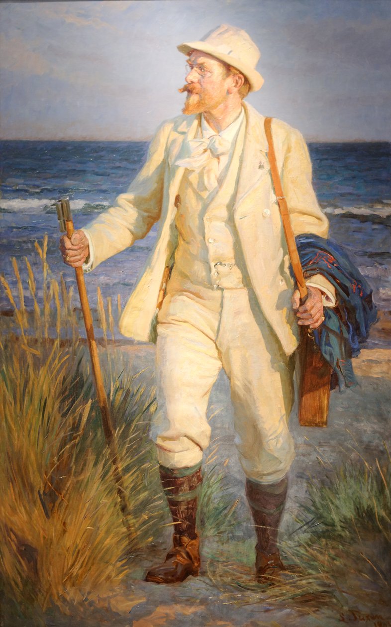 صورة للرسام الدنماركي Peder Severin Krøyer بواسطة مرشة لوريت توكسين