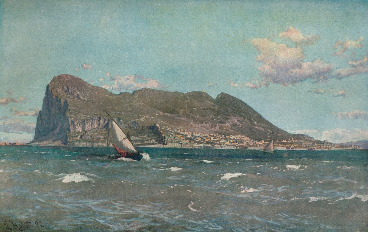 Gibraltar, c1903-1904 بواسطة لوريتس برنارد هولست