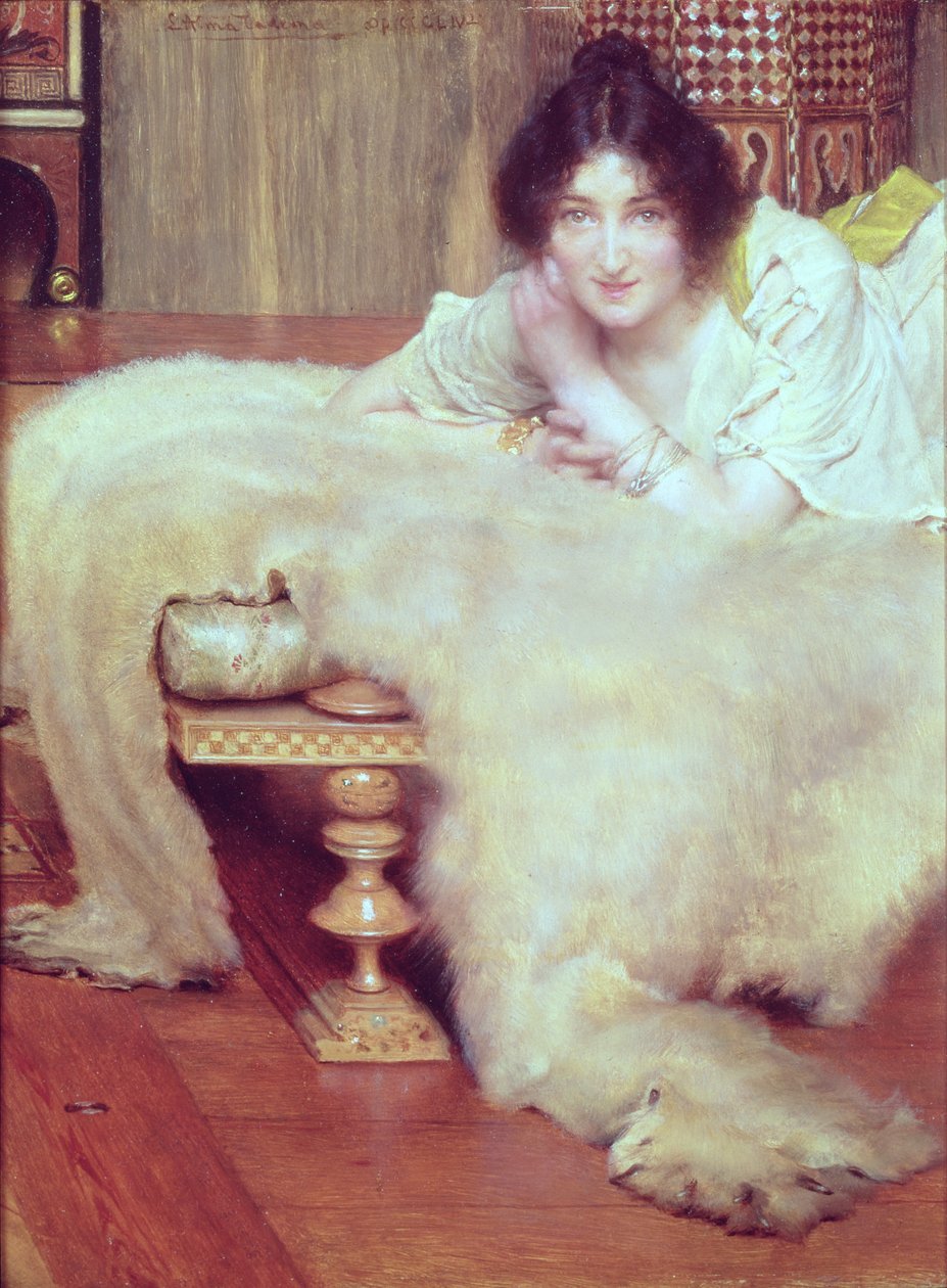 مستمع: The Bear Rug ، 1899 بواسطة لورنس ألما تاديما