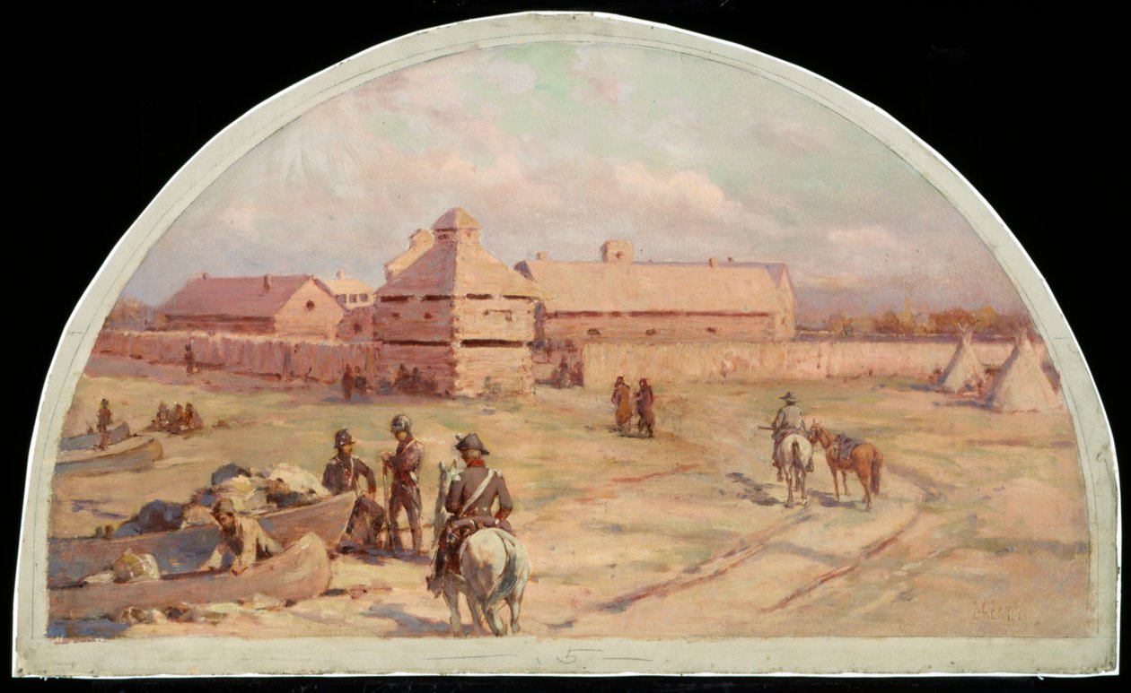 القلعة الأولى ديربورن ، 1803 ، 1900 بواسطة لورنس كارمايكل إيرل