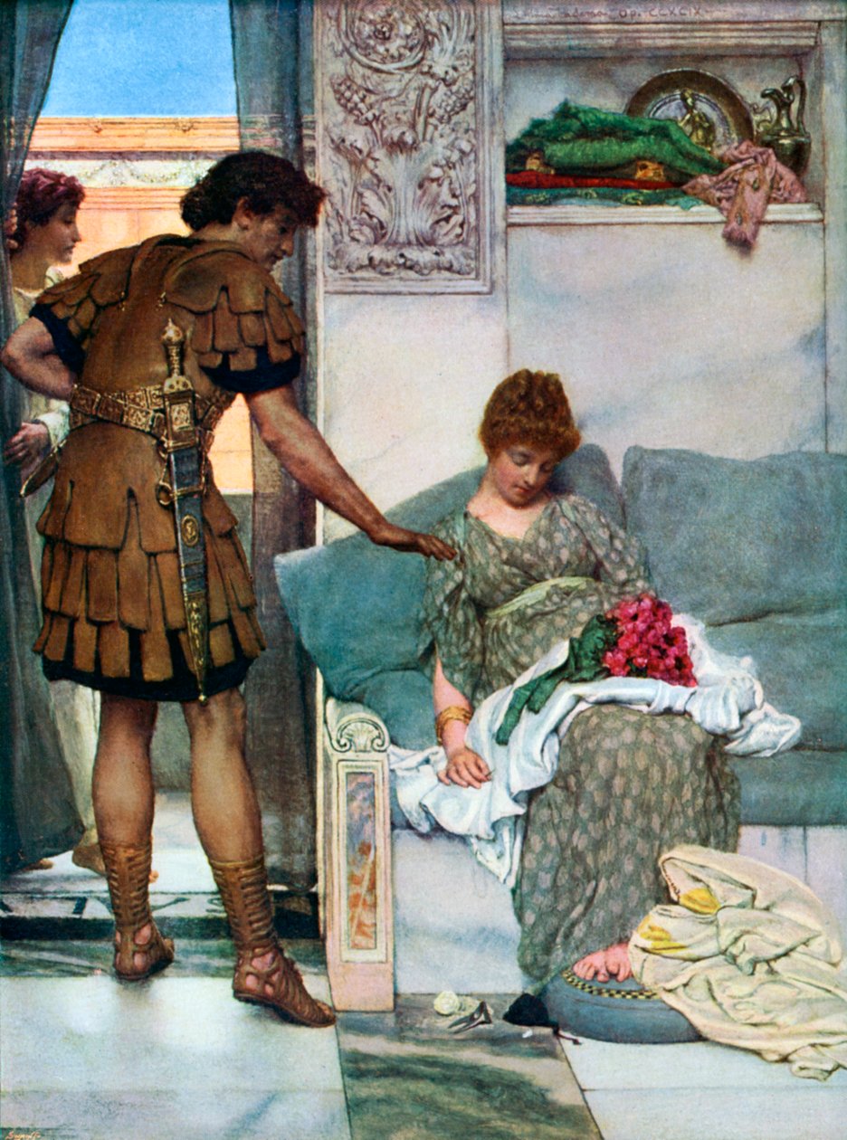 تحية صامتة 1908-1909. بواسطة لورنس ألما تاديما