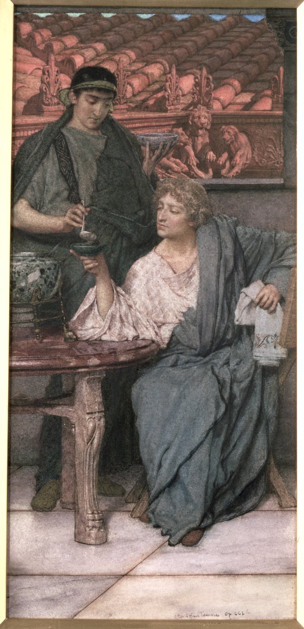 The Roman Wine-Tasters بواسطة لورنس ألما تاديما