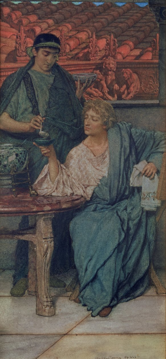 The Roman Wine-Tasters بواسطة لورنس ألما تاديما