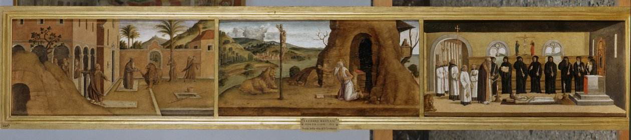 قصص القديس جيروم ، ج 1458 بواسطة لازارو باستياني