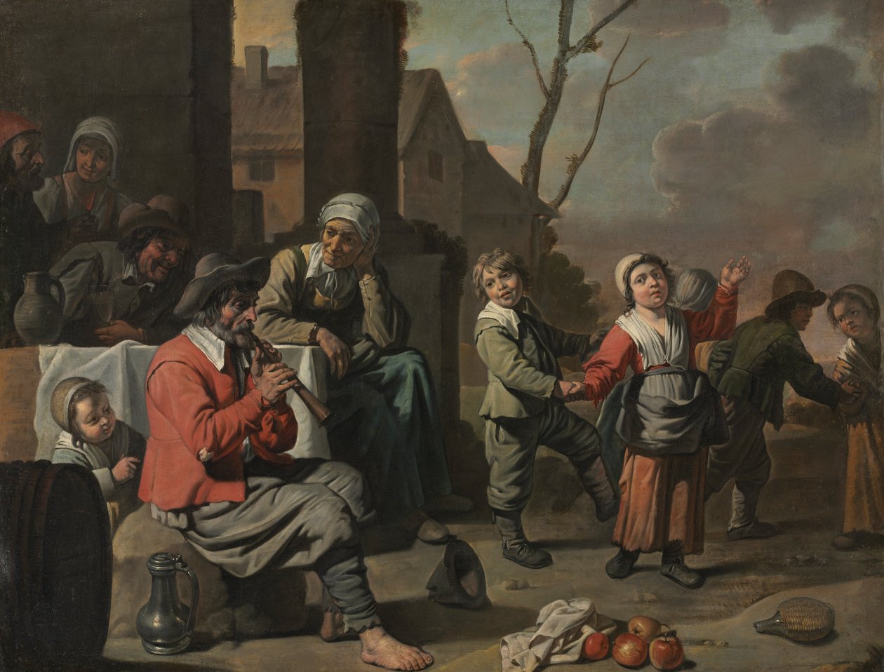 رقص أطفال الفلاحين ، 1650. بواسطة Le Nain