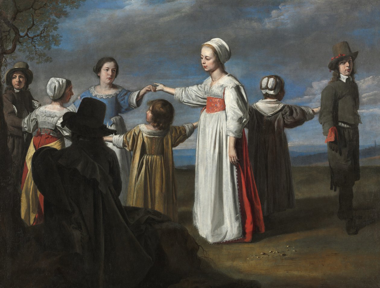 رقص الأطفال ، ج .1650 بواسطة Le Nain Brothers