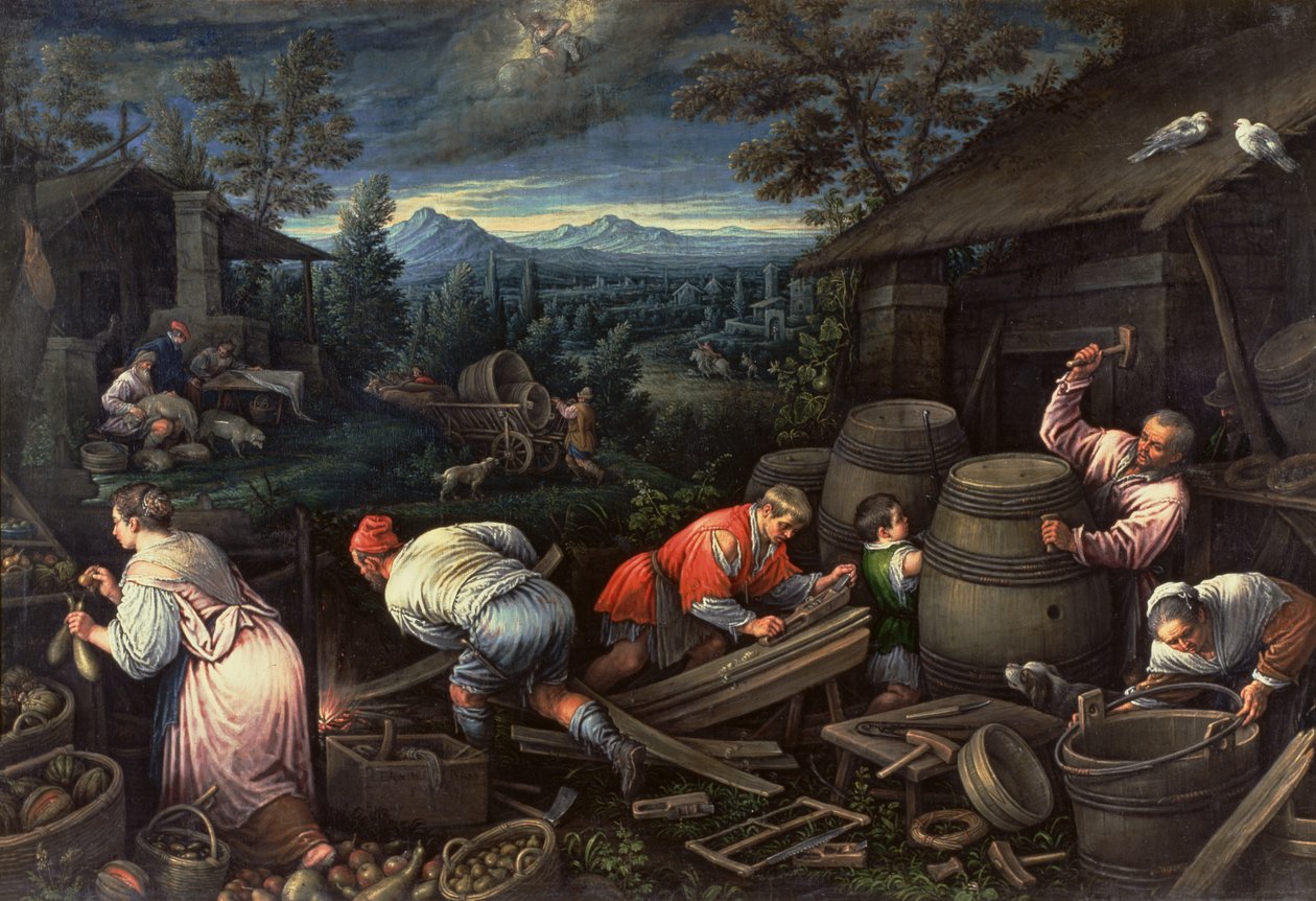 أغسطس 1595-1600 بواسطة لياندرو دا بونتي باسانو