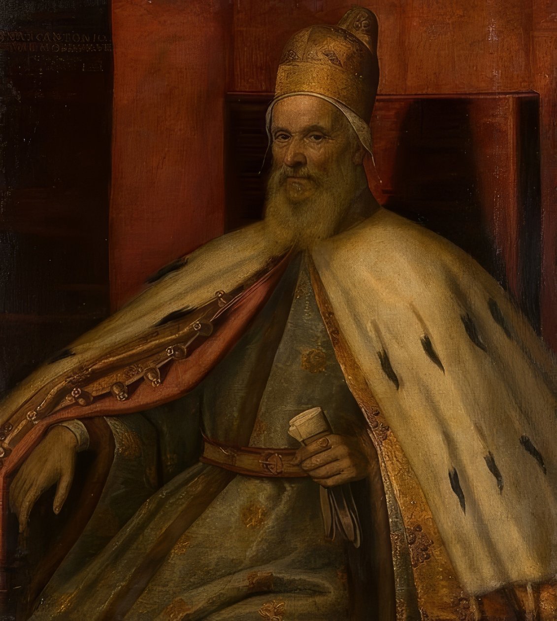 صورة دوجي Marcantonio Memmo (1537-1615 ، دوجي منذ 1612). القرن ال 17 بواسطة لياندرو باسانو