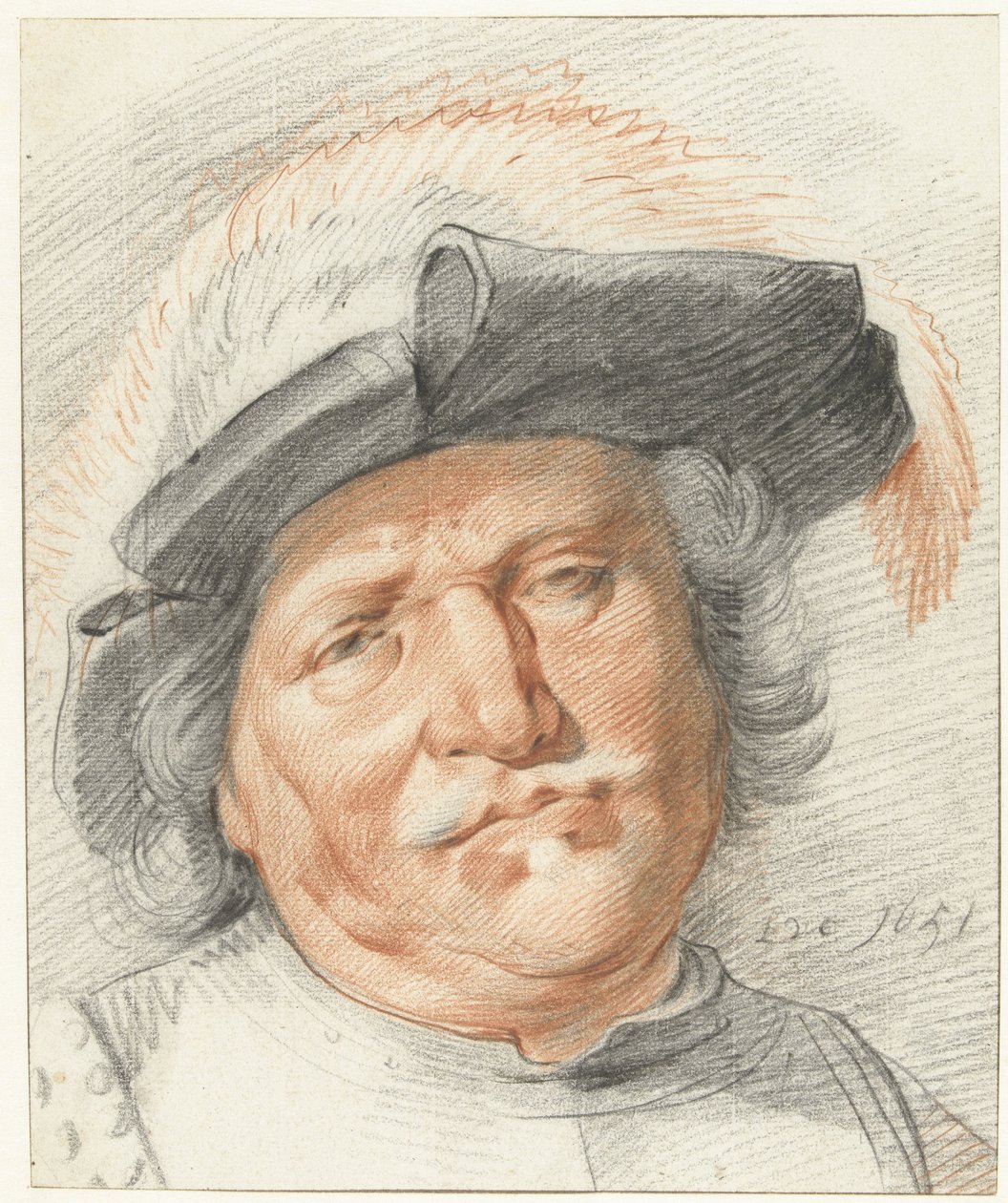 رأس رجل بواسطة Leendert van der Cooghen