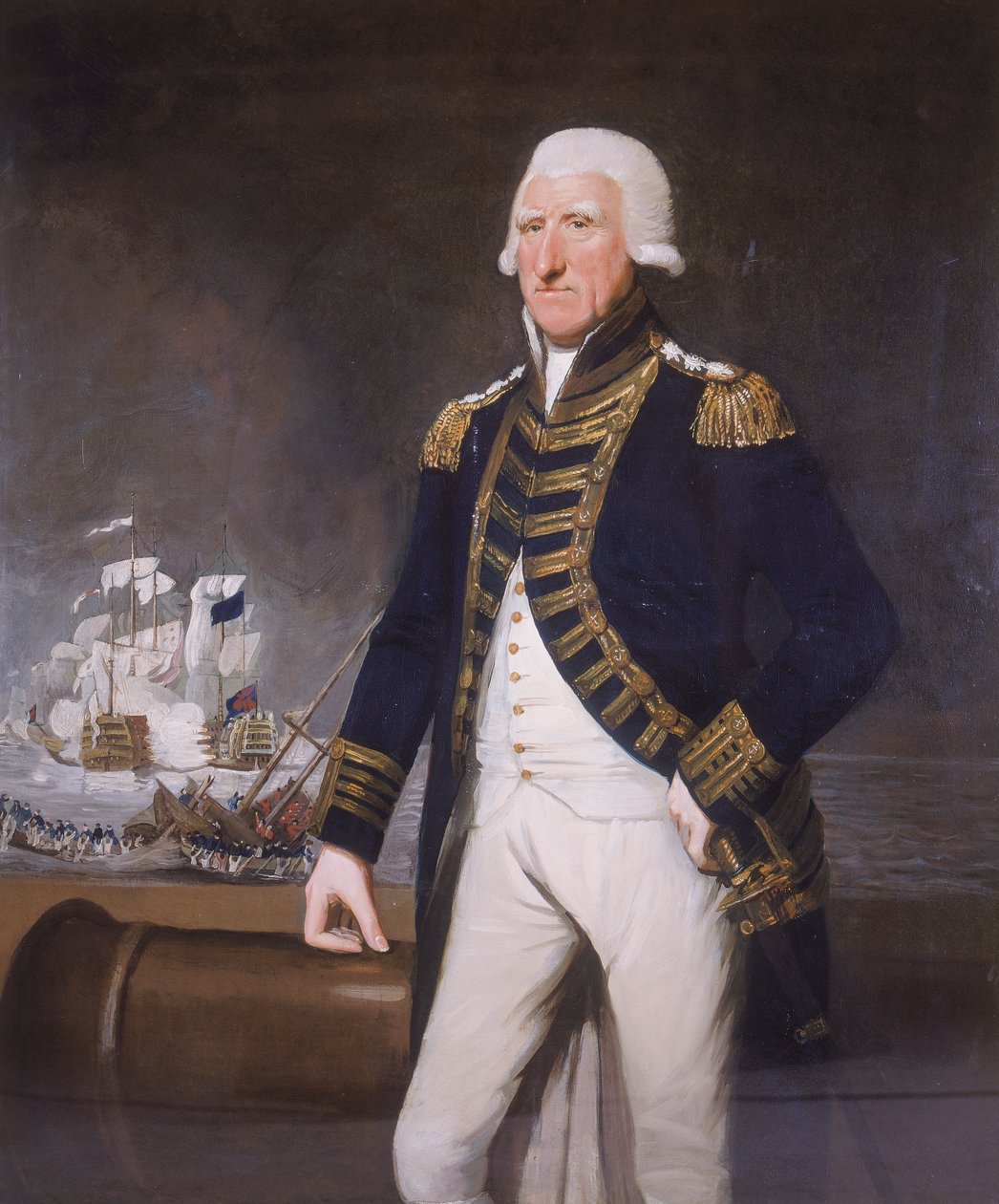 صموئيل ، First Viscount Hood ، c1794 بواسطة ليمويل فرانسيس أبوت