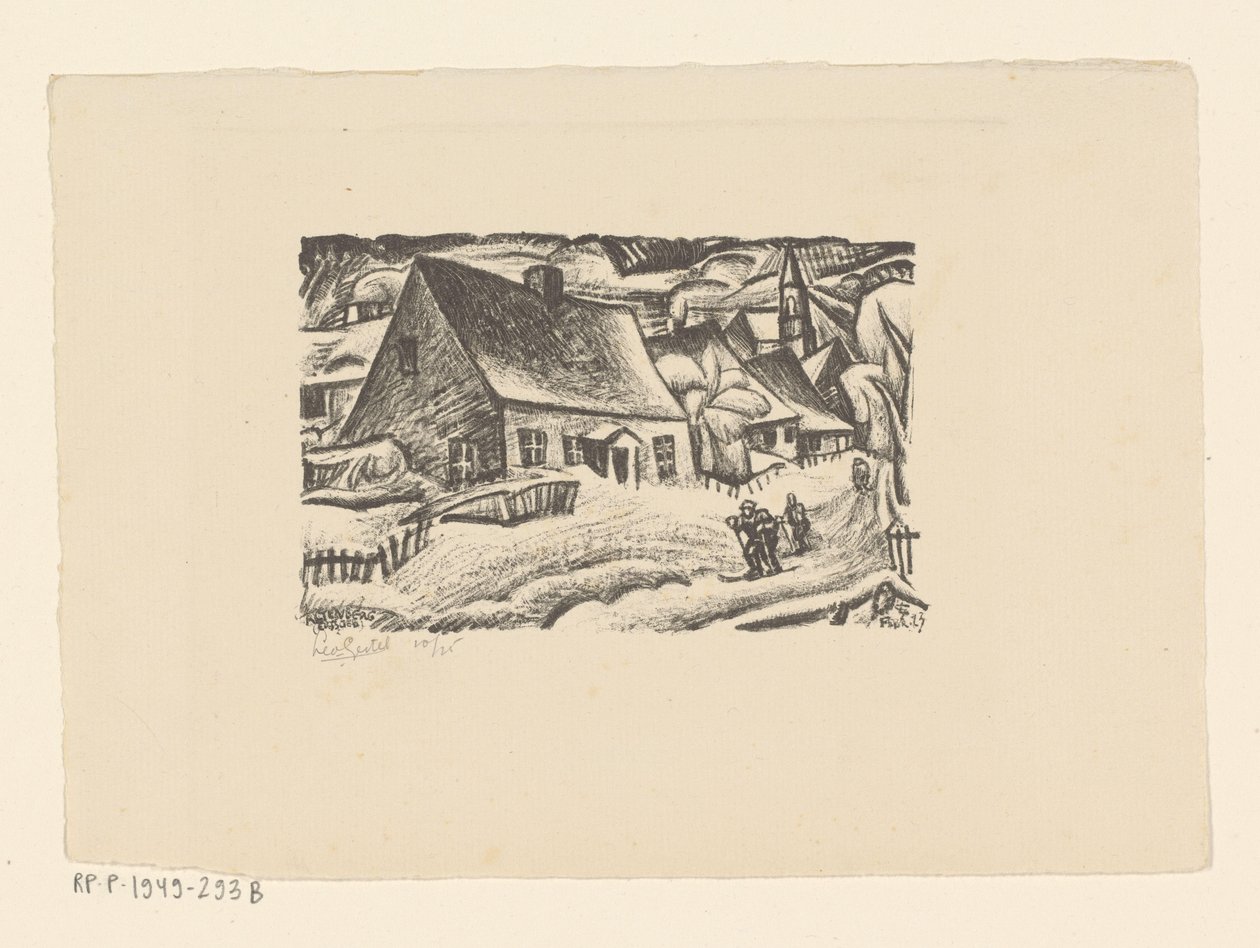 Altenberg (Ertsgebergte) (العنوان الأصلي على الكائن) بواسطة ليو جستل (توقيع الفنان)