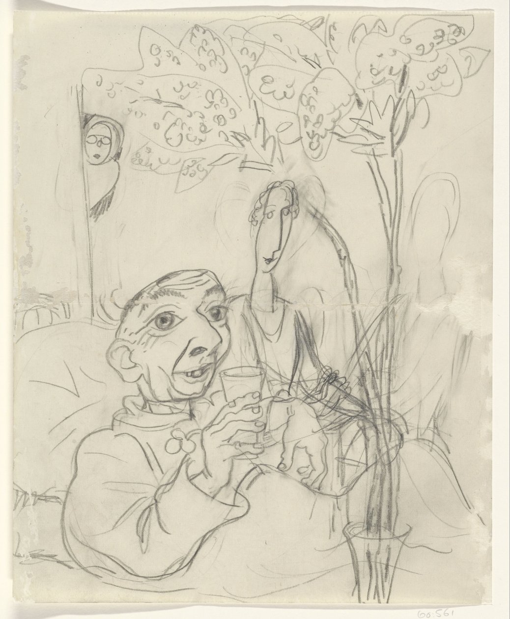 صورة كاريكاتورية لـ Leo Gestel على فراش المرض بواسطة ليو جستل