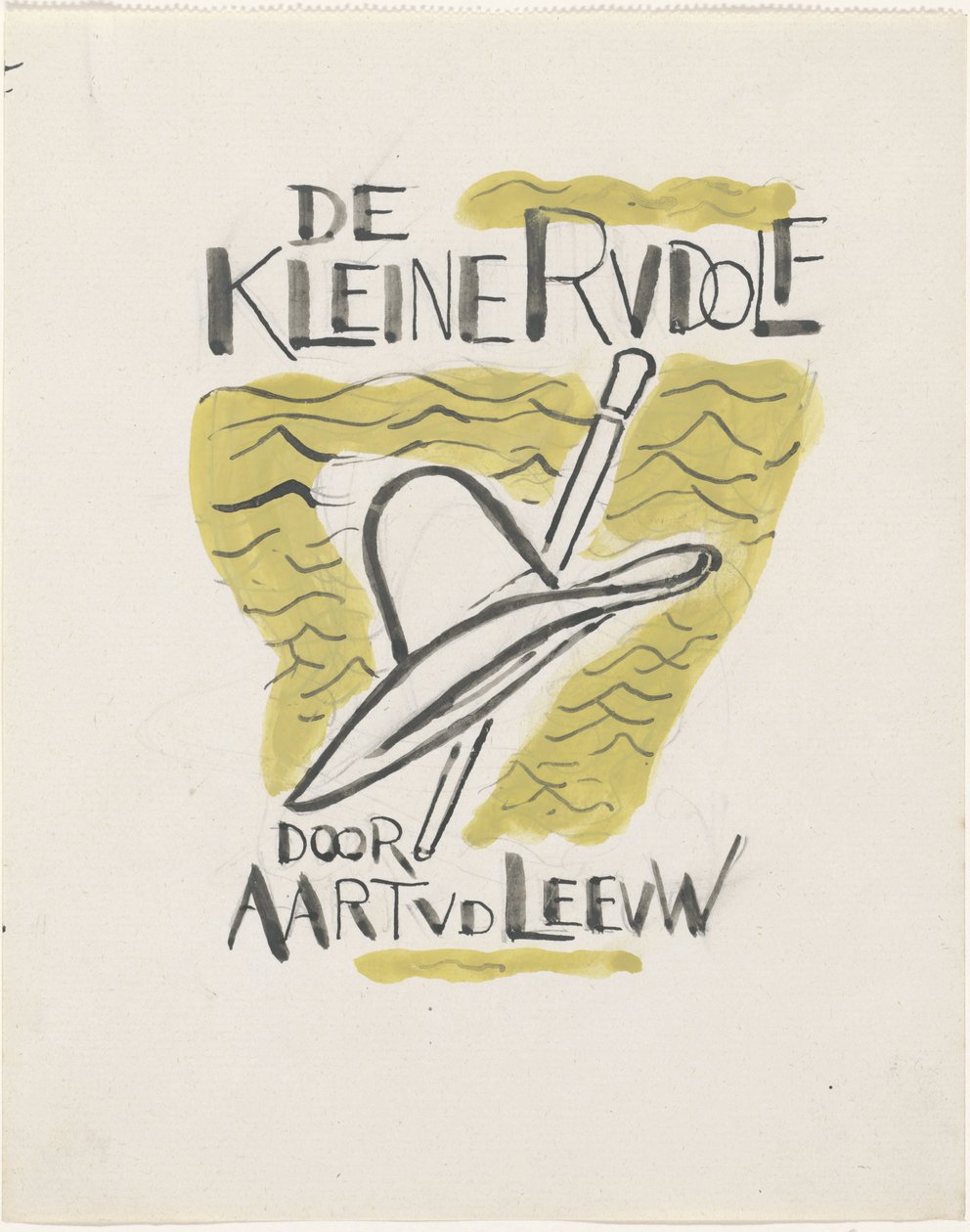تصميم غلاف كتاب لـ: Aart van der Leeuw، De kleine Rudolf، 1930 بواسطة ليو جستل