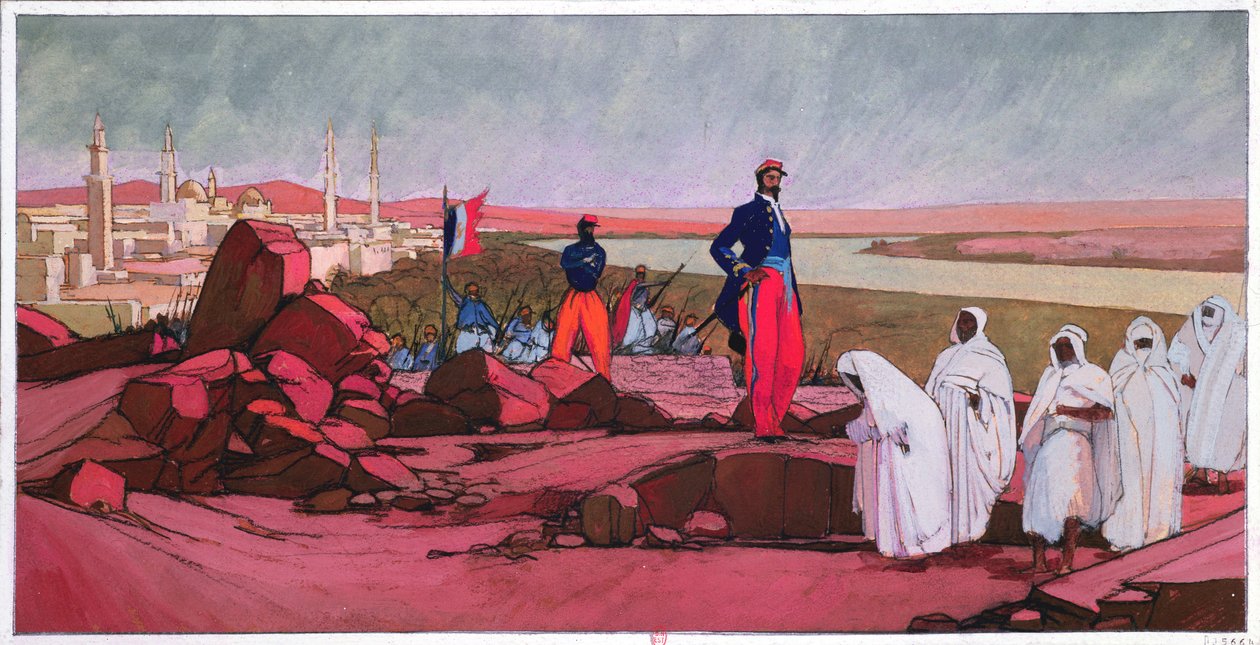 لويس Faidherbe (1818-1889) إطلاق سراح المدينة المنورة (مالي) ، ج بواسطة جورج دي فيور