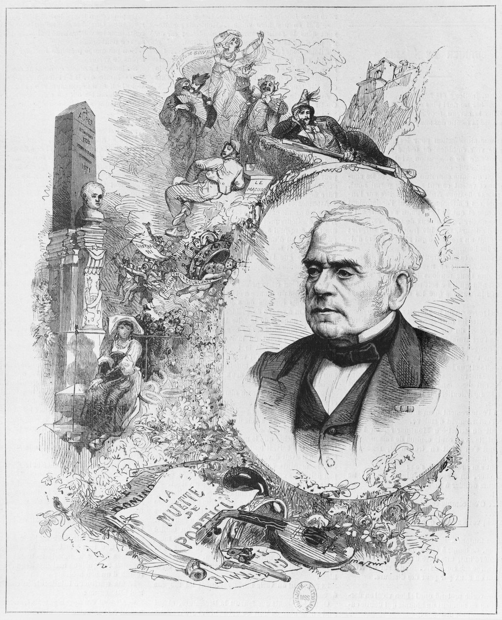 روح أوبير (1782-1871) (صور من وزن الجسم) بواسطة ليون الكسندر تورفاوت
