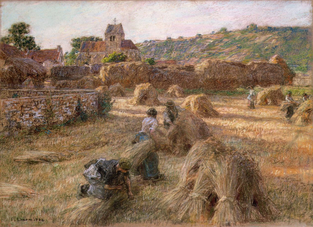 The Sheaf Binders ، 1897 بواسطة ليون أوغسطين ليرميت