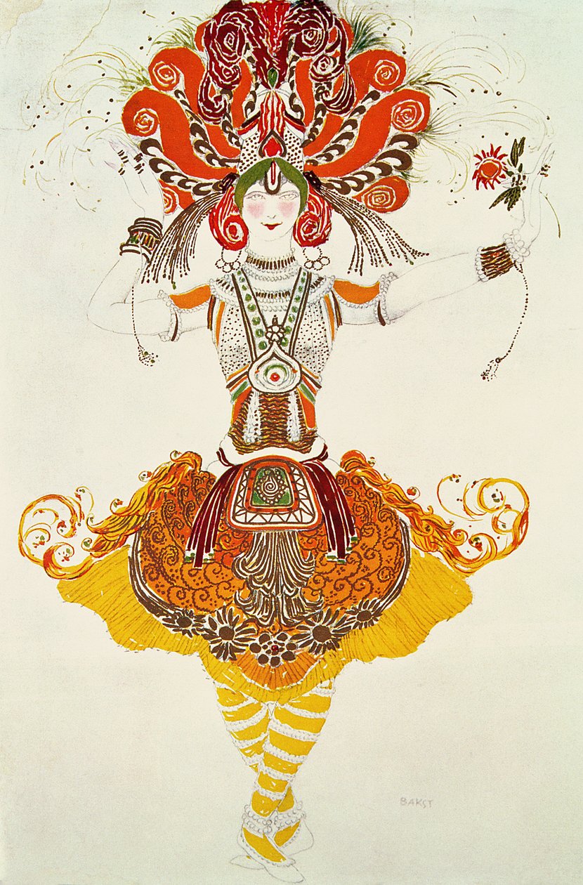زي الباليه لـ "The Firebird" ، من قبل Stravinsky بواسطة ليون باكست