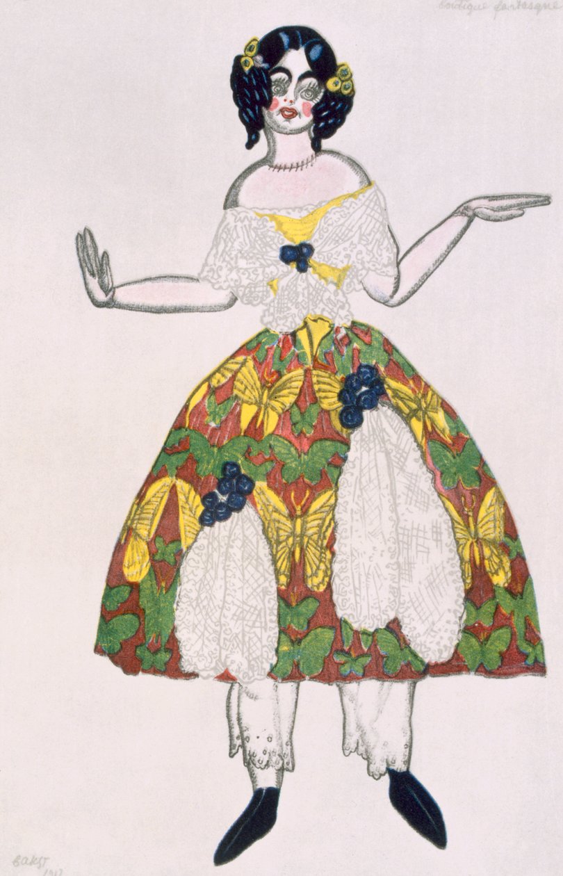 زي لدمى أنثى من La Boutique Fantastique ، 1917 بواسطة ليون باكست