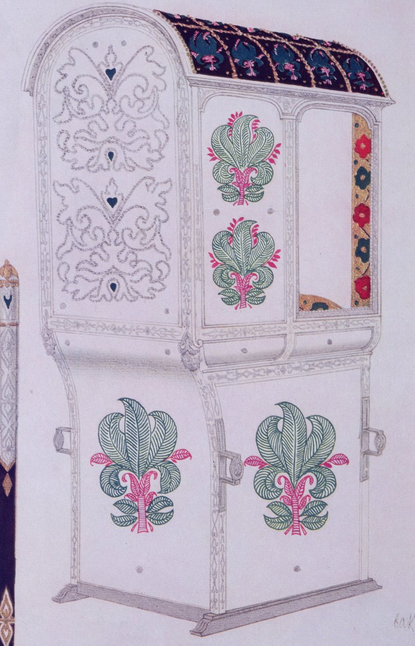 تصميم كرسي سيدان شهرزاد من الجمال النائم ، 1921 بواسطة ليون باكست