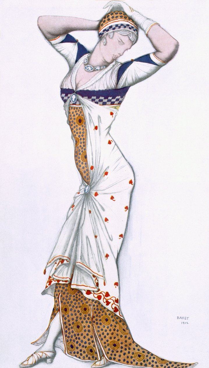 تصميم من خيال الزي الحديث ، 1912 بواسطة ليون باكست