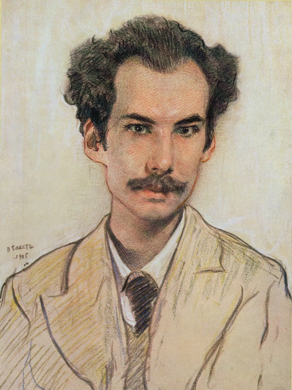 صورة لبوريس نيكولايفيتش بوغيف (1880-1934) الاسم المستعار أندري بيلي ، 1905 بواسطة ليون باكست