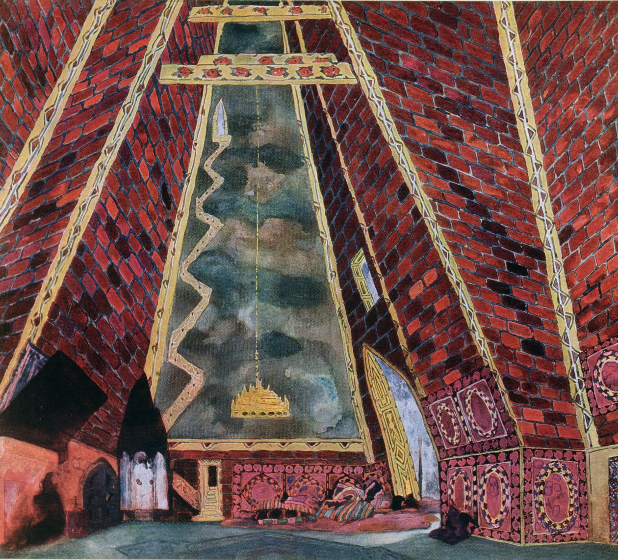 تصميم مناظر لثامار 1912 بواسطة ليون باكست