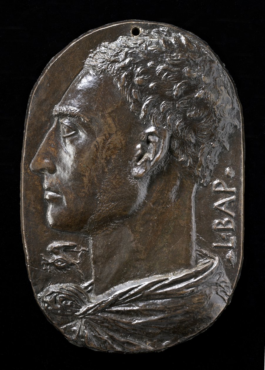 بورتريه ذاتي ، c.1435 (برونزي) بواسطة ليون باتيستا ألبيرتي