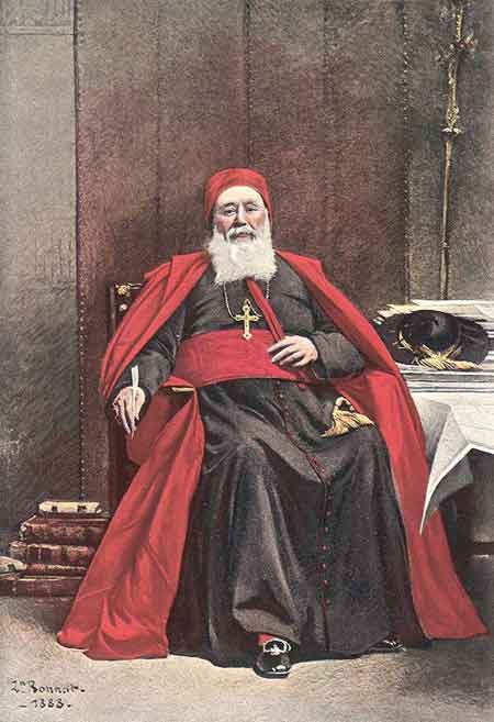 الكاردينال تشارلز لافيغيري ، الأركيريك دالجر 1825-1892 ن بواسطة ليون جوزيف فلورنتين بونات