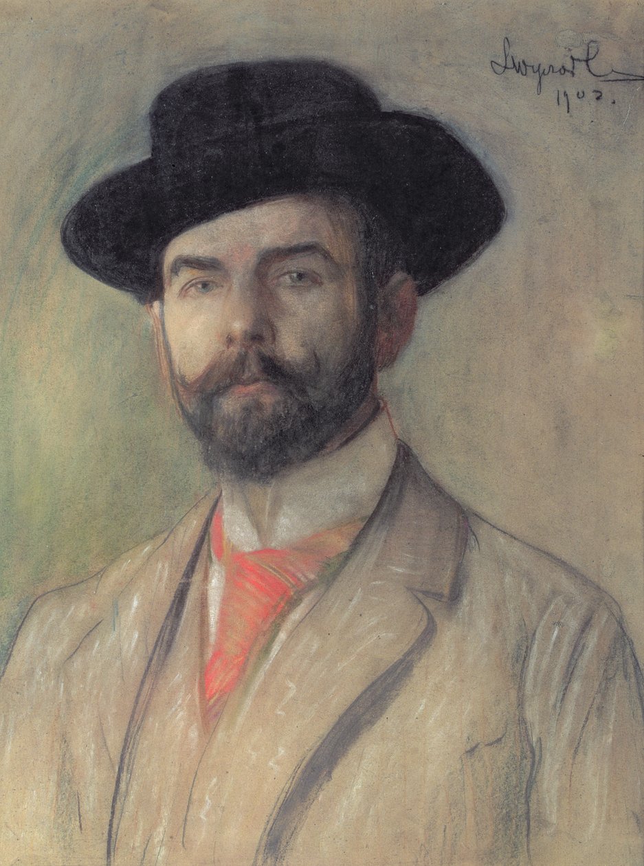 صورة لجيرزي وارشالوفسكي (1873-1939) ، 1902 (الباستيل على متن الطائرة) بواسطة ليون فيكزولكوفسكي