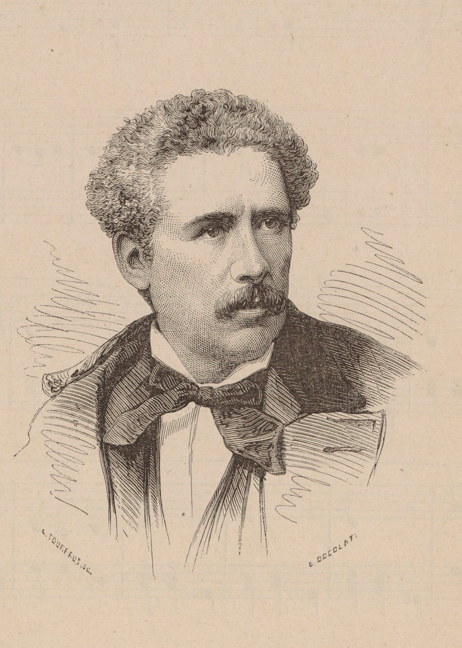 صورة شخصية للملحن أوليفييه ميترا 1830-1889. بواسطة ليون الكسندر تورفاوت