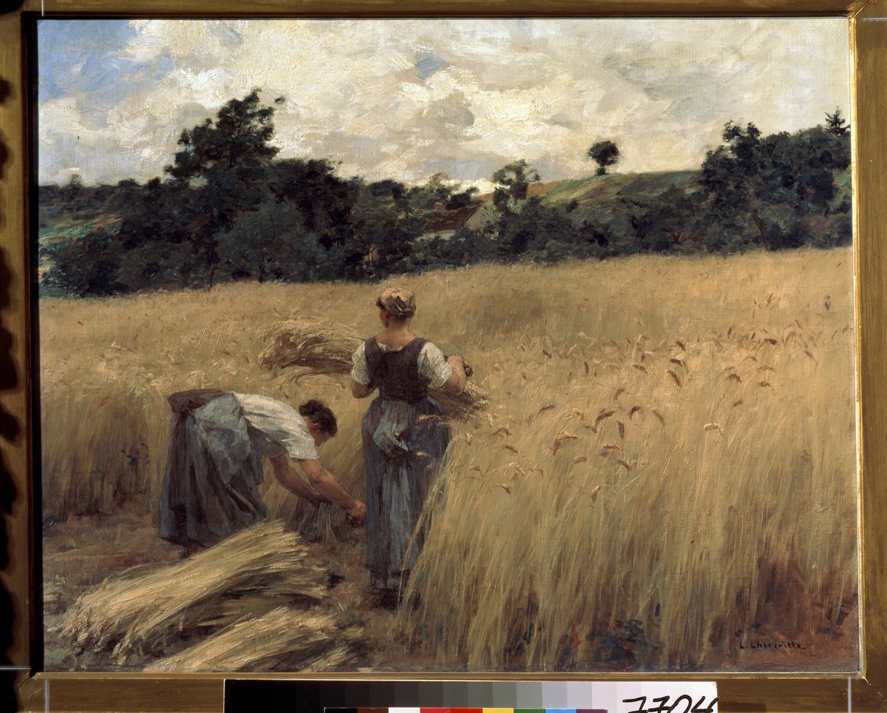 آلات الحصاد. (حصادات). لوحة ليون أوغستين ليرميت (1844-1925). الفن الفرنسي الواقعية. متحف بوشكين للفنون الجميلة ، موسكو بواسطة ليون أوغسطين ليرميت