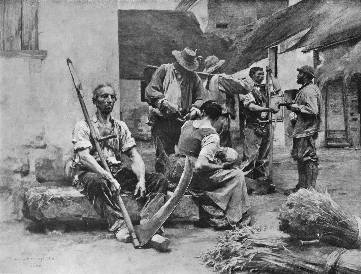 دفع الحصادات ، 1882 ، 1911 بواسطة ليون أوغسطين ليرميت