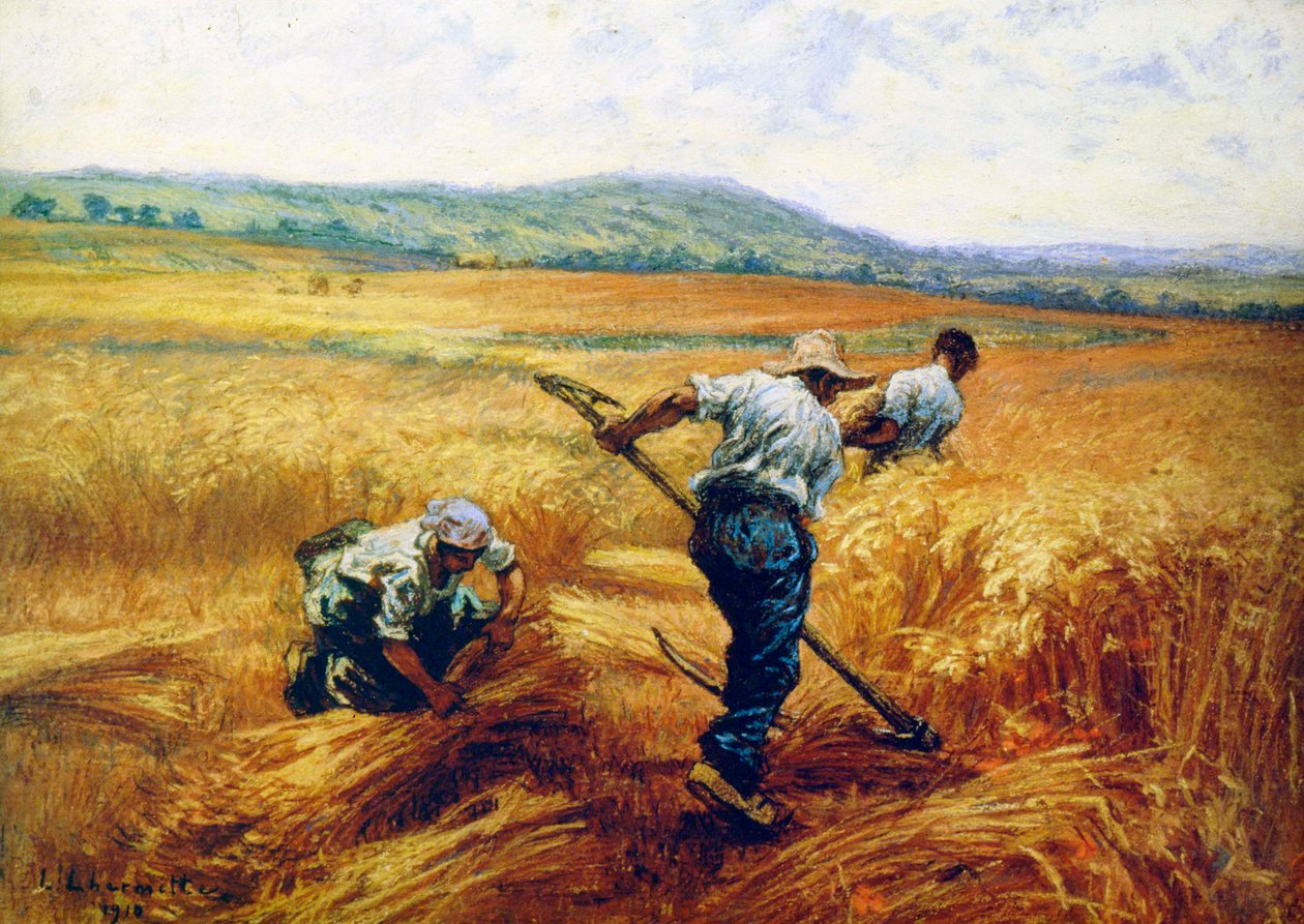 حصادون ، 1910. بواسطة ليون أوغسطين ليرميت