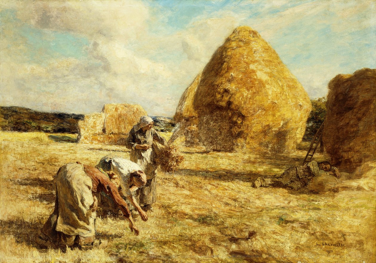 The Gleaners ، 1912 بواسطة ليون أوغسطين ليرميت