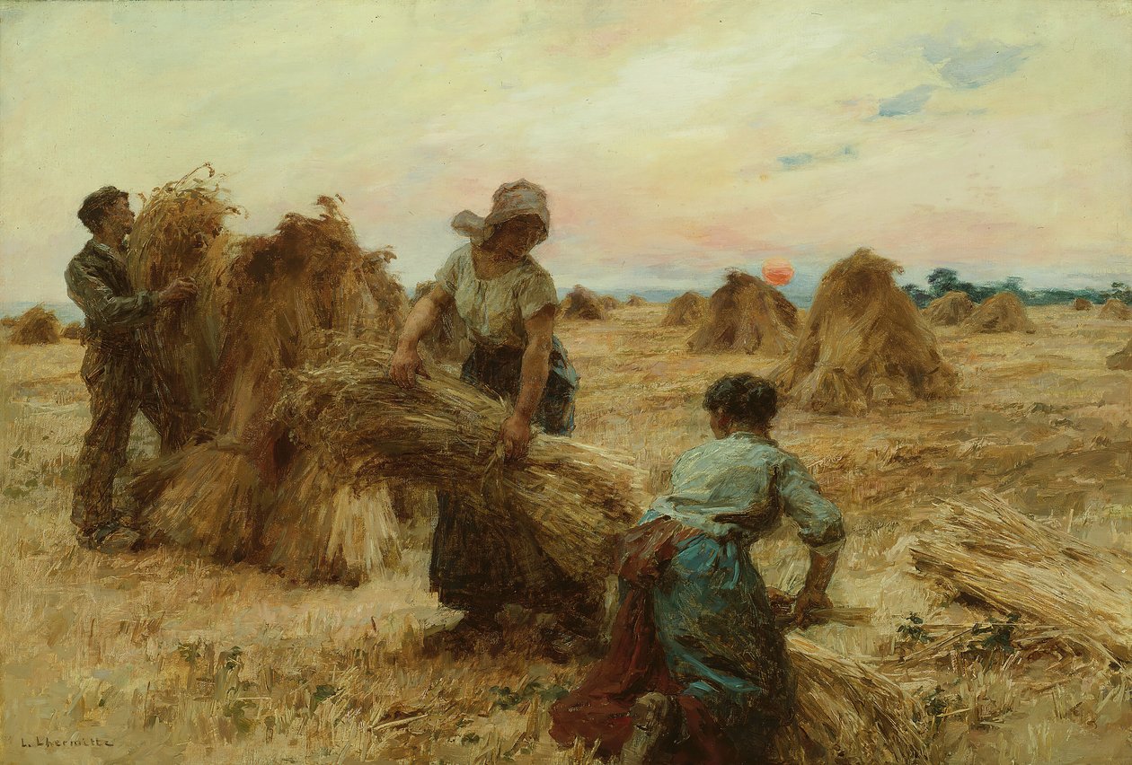 الحاصدون ، 188889. بواسطة ليون أوغسطين ليرميت