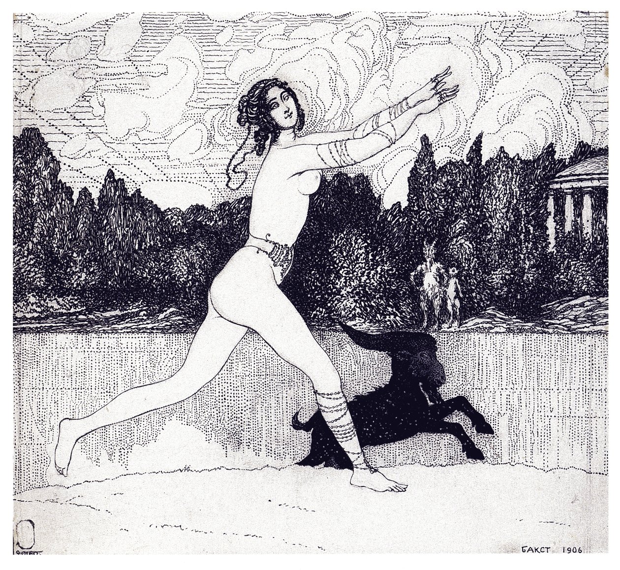 مجلة الرؤية القديمة Zolotoe Runo 1906 رقم 4 ، 1906 بواسطة ليون باكست
