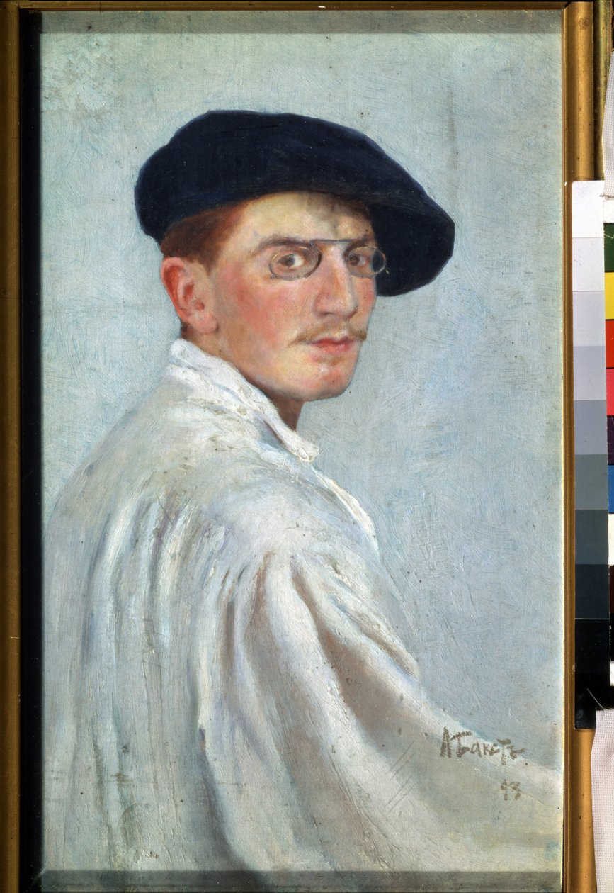 تصوير شخصي. رسم ليون باكست (1866-1924). زيت على قماش ، 34 × 21 سم بواسطة ليون باكست