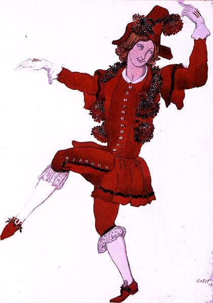 تصميم أزياء لـ Pageboy of the Fairy Mountain-Ash ، من Sleeping Beauty بواسطة ليون باكست