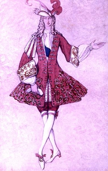 تصميم أزياء لصفحة الأميرة ، من Sleeping Beauty بواسطة ليون باكست