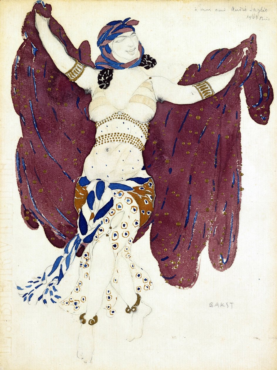 Costume design for the ballet 