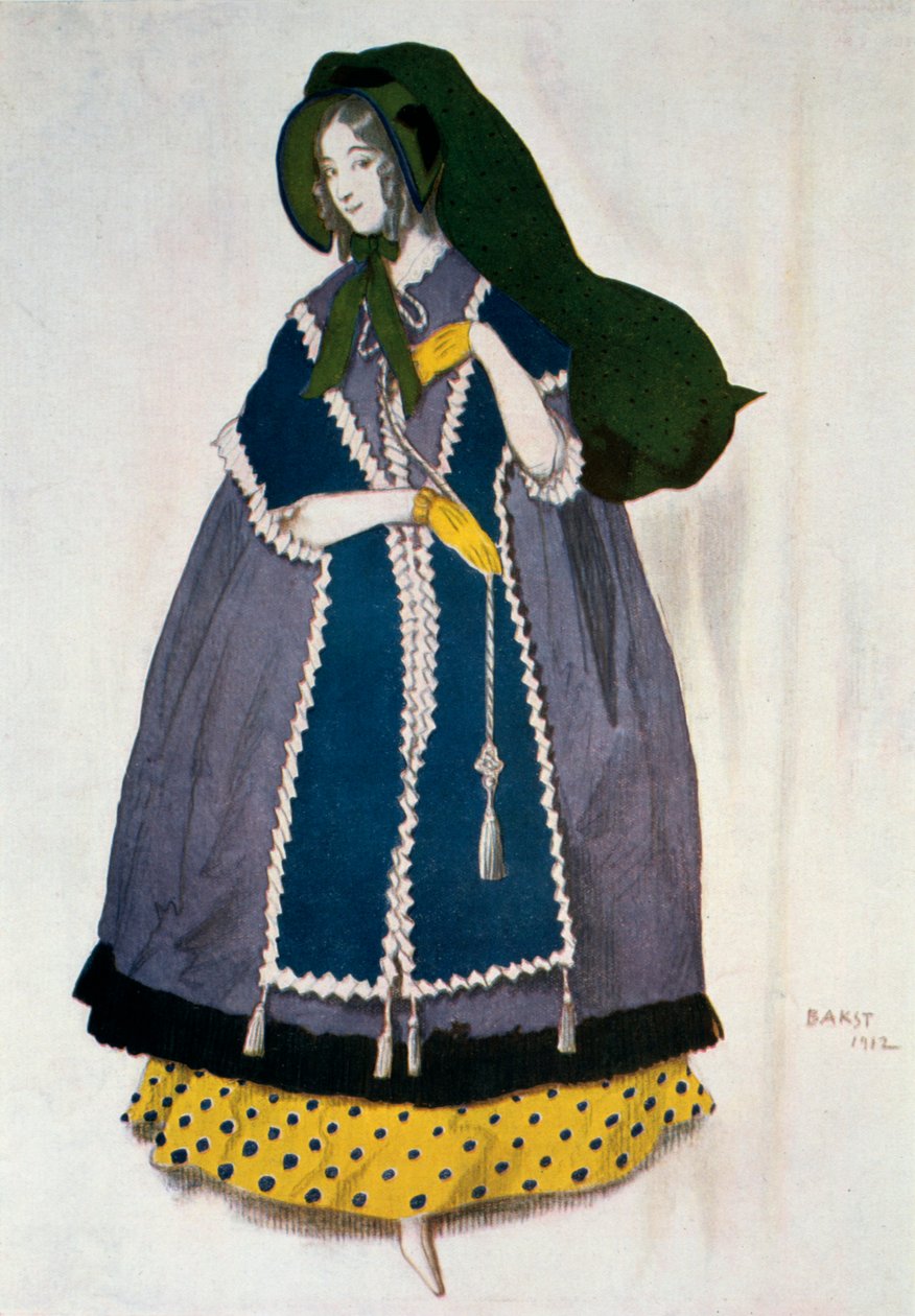 تصميم أزياء الباليه Les Papillons ، 1912. بواسطة ليون باكست