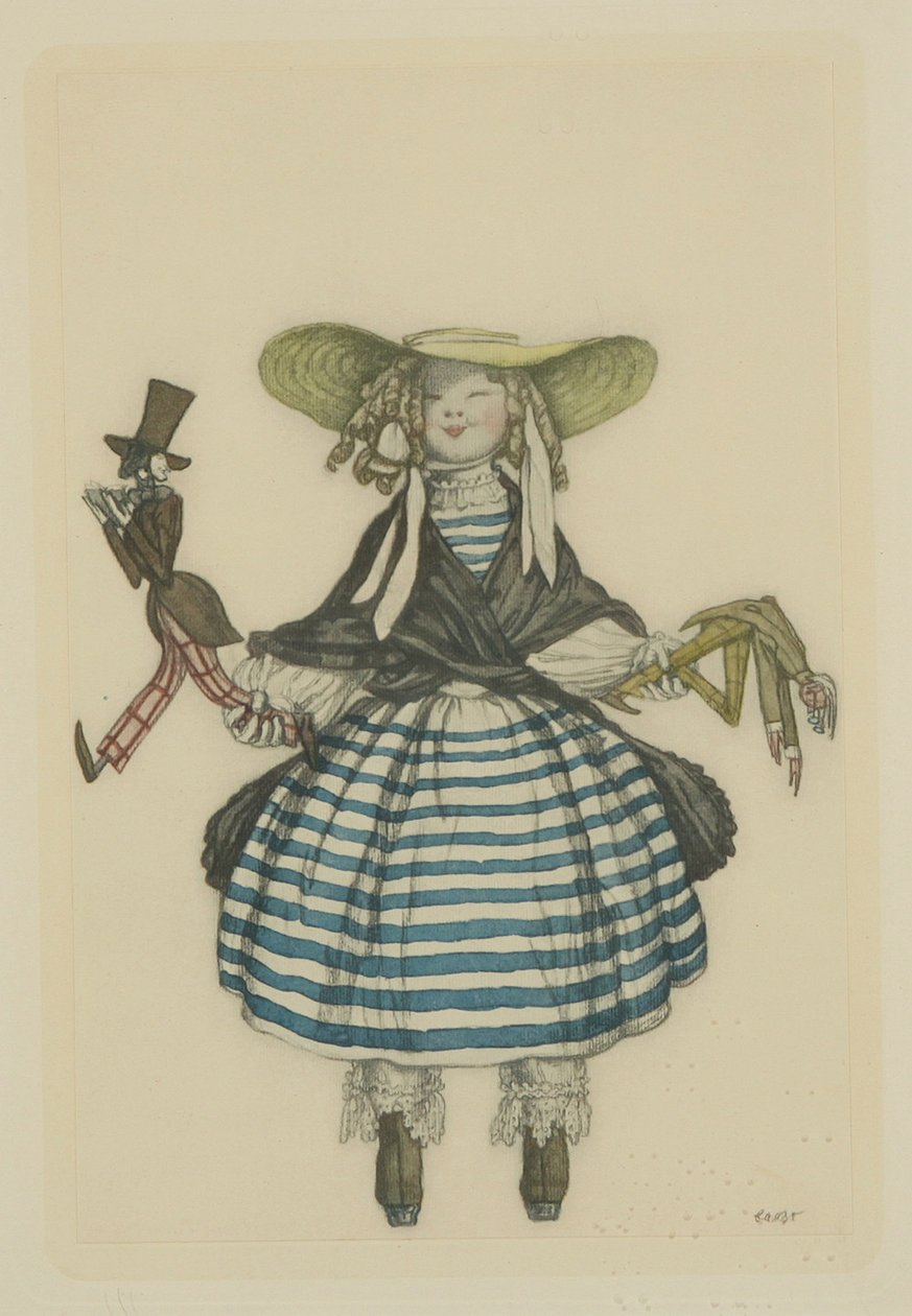 تصميم أزياء الباليه The Fairy Doll من تأليف J.Bayer ، 1903 بواسطة ليون باكست