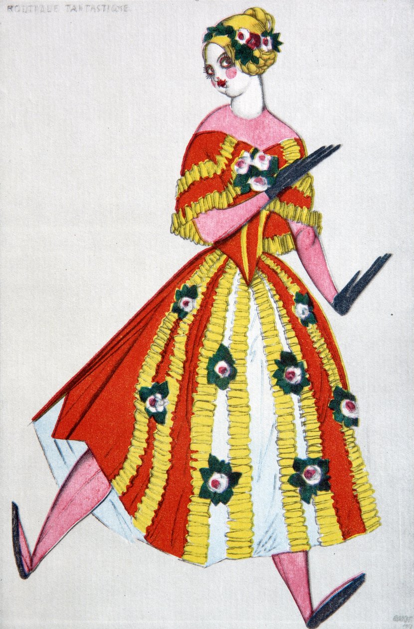 تصميم أزياء الباليه The Magic Toy Shop بواسطة G. Rossini ، 1919 بواسطة ليون باكست